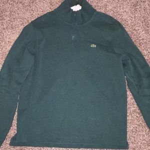 Lacoste Vintage Green Crewneck